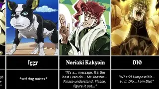 Last Words of JoJo's Bizarre Adventure Characters (Anime Only)