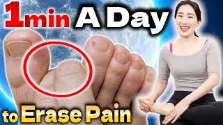 Insert Fingers Between Toes 1 min a Day, Foot Pain & All Sorts of Body Discomfort be gone!