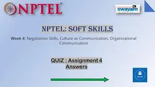 NPTEL||SOFT SKILLS Assignment 4 Answers|| NPTEL Soft Skills Week 4 Solution || Soft Skills Answers||