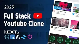 Build and Deploy a Full Stack Next.js 13 Funcional Youtube Clone | React, TypeScript | TailwindCSS