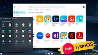 CHOME OS EM QUALQUER PC COM O FYDEOS 2024 + PLAY STORE (RODANDO NA MÁQUINA VIRTUAL)