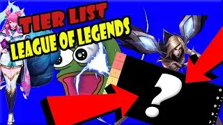 TIER LIST DE CHAMPIONS DO LOL - 2021