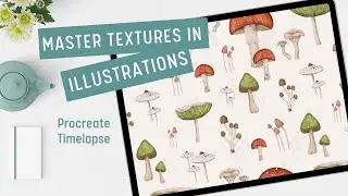 Master Textures in Procreate: Learn How to Create Custom Textures with My Texture Brush Set