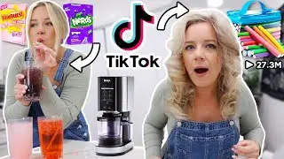 testing VIRAL tiktok products! are they worth the $$$ and hype? (ninja creami, watertok & more!)
