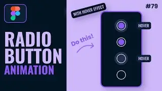 Radio Button with Hover Effect | Figma Animation