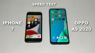 iPhone 7 Vs Oppo A9 2020 Speed Test