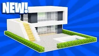 MINECRAFT: HOW TO BUILD A SMALL MODERN HOUSE TUTORIAL (#17)(PC/XboxOne/PS4/PE/Xbox360/PS3)