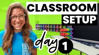 Classroom Setup Day 1 | Falling in Love With Teaching Again VLOG 18