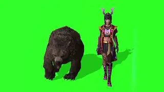 #FREEFIRE with Animal Walking Emote Greenscreen #freefire #emote #greenscreen #gaming #ff