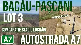 AUTOSTRADA A7 Bacau-Pascani | Comparatie 07.02-09.09.2024 Lot 3 Gheraesti Pascani | Raducu P Drum