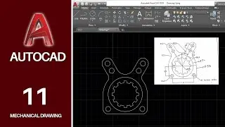 AutoCAD Tutorial for Beginners -11| Mechanical drawing | Full Course in English | Beginners Tutorial