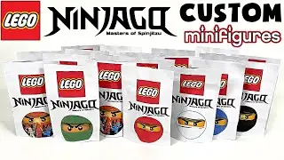 LEGO Ninjago Minifigures - 20 Bags. Build and Review