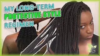 My long-term protective style regimen