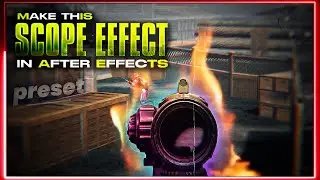 how to create Next Level fire🔥 Scope Effect Tutorial in 