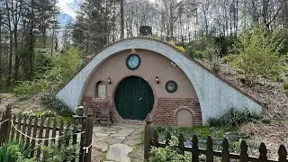 Underground Hobbit House | Unique Airbnb USA- Ep. 3| Full Tiny House Tour