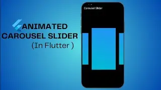 Flutter Prog - Animated Carousel Slider  - How to make a Carousel Slider  - Flutter Tutorial