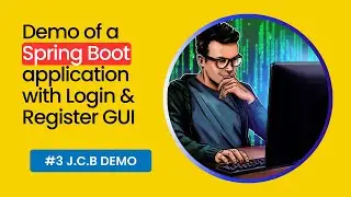 Demo of Spring Boot application with Login & Register GUI