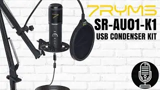 7RYMS SR-AU01-K1 - Condenser USB Microphone Kit - Test / Review