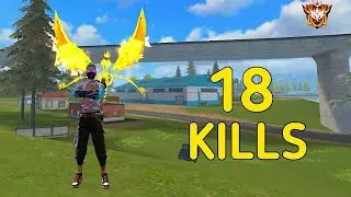 SOLO VS SQUAD [ Full Gameplay ] || 18 KILLS 💪🏻 || AC80 + THOMPSON || 90% HEADSHOT || #freefire