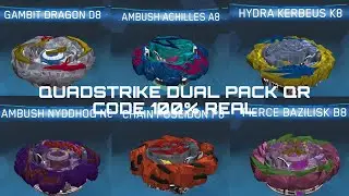 QUADSTRIKE DUAL PACK QR CODES 100% REAL!! GAMBIT DRAGON D8, AMBUSH ACHILLES A8, HYDRA KERBEUS K8 …..