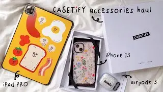 casetify case haul : cute + aesthetic iPad Pro & iPhone 13 cases | back to school tech accessories ✨