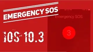 Emergency SOS - iOS 10.2.1 (Public Build)