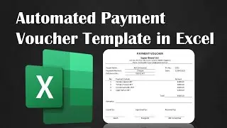 Create an Automated Payment Voucher Template in Excel with VLOOKUP Function