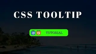 Simple Tooltip text on hover example with html and css | Pure CSS Tooltips