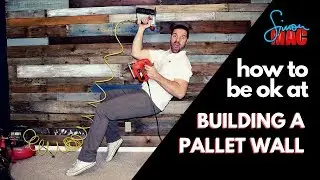 How To Be Ok at Building A Pallet Wall