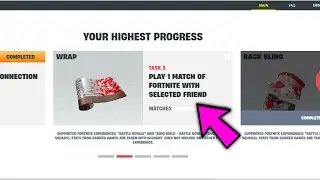 Play 1 match of fortnite with selected Friend || Fortnite Refer a Friend 3.0 Quest