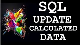SQL: Update Calculated Data in a Table using UPDATE Statement with WHERE clause