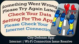 City Defense App something went wrong please try again later problem solution