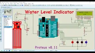 Water Level Monitoring with Arduino: Create a Trending Water Level Indicator using Proteus v8.11✨