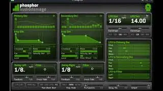 FREE VST SYNTH - PHOSPHOR FROM AUDIODAMAGE-  SOUND DEMO