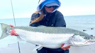 How to Pier Fish Steelhead - FULL RIG EXPLAINED + ROD TAKES!