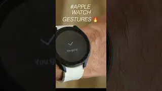 Apple Watch Series 9 GESTURES: SAMSUNG DID IT ALREADY 😉 ft. GALAXY WATCH 4/5/6 ! #shorts