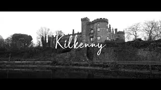 Kilkenny, Ireland. BW cinematic video 4k UHD