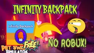 HOW TO GET THE INFINITY BACKPACK FOR FREE!!! Pet Swarm Simulator