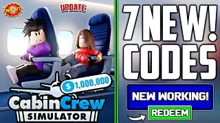 ALL NEW!✅CABIN CREW SIMULATOR ROBLOX CODES 2024 - CABIN CREW SIMULATOR CODES 2024