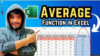 Calculate Average in Microsoft Excel