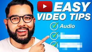 5 SIMPLE Tips to Better YouTube Videos!