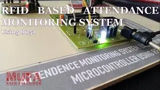 RFID BASED ATTENDANCE MONITORING SYSTEM USING 8051