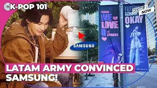 Why has BTS SUGA reappeared in a Samsung ad?