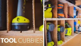 Building Tool Cubbies for Shop Organization