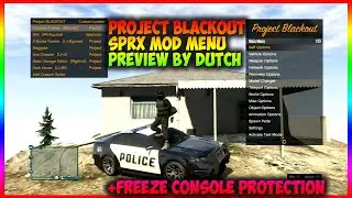 GTA 5 NEW *(PROJECT BLACKOUT SPRX)* {1.27/1.28 MOD MENU SHOWCASE} +CONSOLE FREEZE PROTECTION