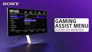 Sony | INZONE M9 Gaming Assist menu