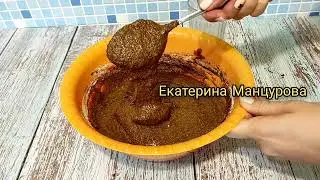 Шоколадный манник в духовке