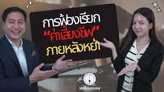การเรียก "ค่าเลี้ยงชีพ" ในคดีฟ้องหย่า ข้อกฎหมาย- ทางปฏิบัติ แบบเข้าใจง่าย