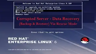 Corrupted Server Data Recovery Via Rescue Mode in Red Hat Enterprise Linux 6 (Tamil)
