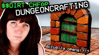 How to Craft Cheap & Easy Dungeon Doors and Archways for D&D and other Tabletop Games